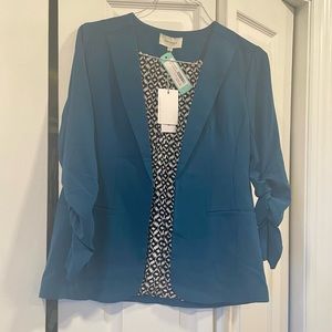 Collarless Blazer